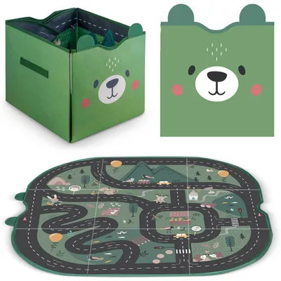 Image de NK-408 Nukido - bac à jouets et tapis - vert