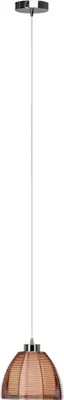 Produktbild von Brilliant Relax Pendelleuchte Bronze/Chrom Ø19,5cm max. 60W E27 ohne Leuchtmittel kürzbar