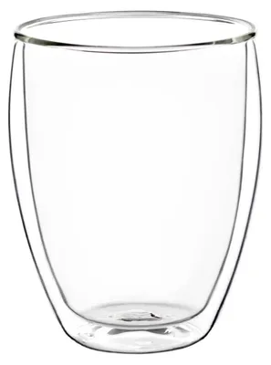 Produktbild von Creano doppelwandiges XXL Thermoglas 400ml, Extra großes hitzebeständiges Kaffeeglas/Teeglas/Latte Macchiato aus Borosilikatglas, 6er Set