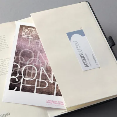 Produktbild von Sigel C2201, A5, 148 x 213 mm, 256 Blätter, 80 g/m², Hardcover, Schwarz