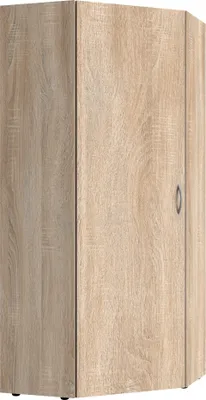 Produktbild von Mehrzweckschrank "Multiraumkonzept" in EICHE SAEGERAU-NACHBILDUNG mit einer Tür und 5 Einlegeböden. Abmessungen (BxH) 80x185 cm
