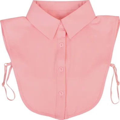 Produktbild von styleBREAKER Damen Blusenkragen Einsatz mit Knopfleiste Unifarben, Kragen für Blusen und Pullover 08020004