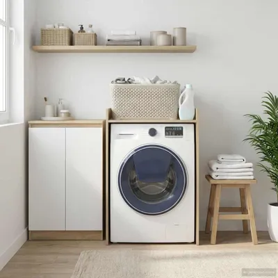 Zdjęcie produktu dla vidaXL Szafka pod pralkę Sonoma 67,5 x 48 x 97 cm Materiał drewnopochodny