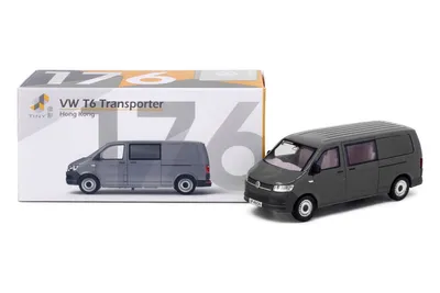 Produktbild von Tiny #176 Volkswagen VW T6 Transporter grau Maßstab 1:64 Modellauto