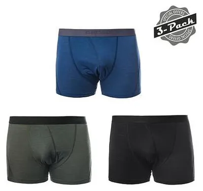 Zdjęcie produktu dla Spodenki Sensor Merino Air 3-Pack męskie czarny granatowy oliwkowy wielkość XL 23200016-03
