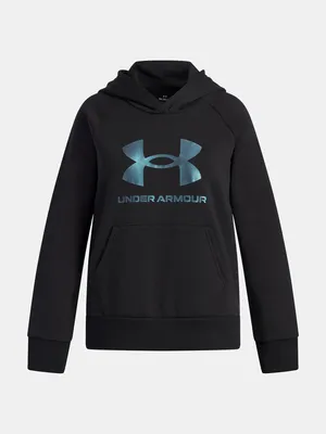 Obrázek produktu pro Dívčí mikina Under Armour UA Rival Flc Shimmer Hdy-BLK YXL