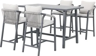 Produktbild von Garden Impressions Monti Barset - 5-teilig - carbon black - rope taupe - valley sand