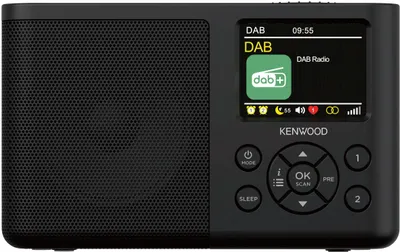 Obrázok produktu pre Kenwood CR-M33DAB, Cestovné, Digitálny, DAB, DAB+, FM, 87,5 - 108 MHz, 174,928 - 239,2 MHz, 2,3 W