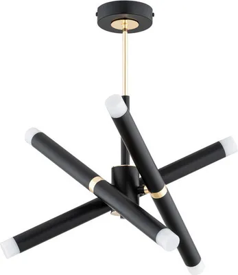 Obrázok produktu pre Závesná lampa VILIO čierno-zlatá 6xG9x10W, kov, rozmery: 48x40x40 cm, IP20, Alfa