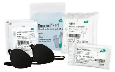 Produktbild von WERO Verband Set Auge zur Aufbewahrung in / bei Augenspülstationen