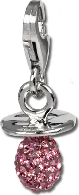 Imagen del producto de Charm SilberDream rosa, dije con circonita, para mujer, plata de ley 925, modelo GSC502A