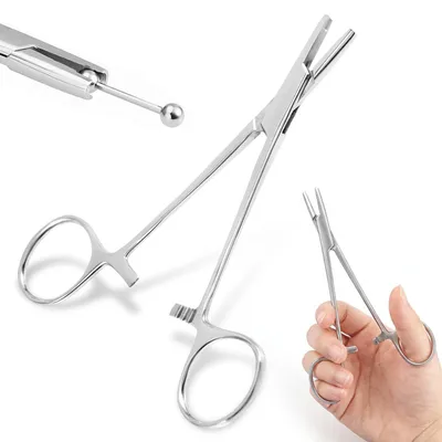 Produktbild von Piercingzange - 3 mm für Kugeln - Edelstahl-Werkzeug zum Drehen von Piercingkugeln