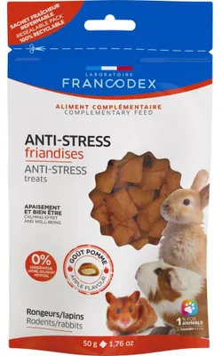 Imagen del producto de Francodex Pochoutka Anti-estrés para roedores, 50g