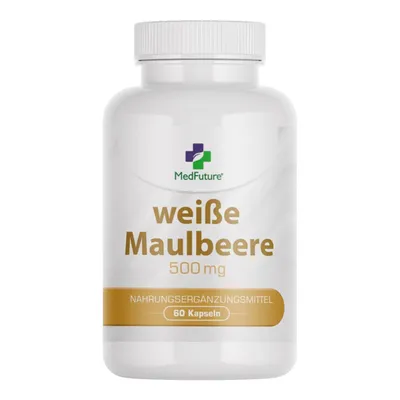 Produktbild von Weißer Maulbeerextrakt 500 mg 60 Kapseln Zuckerstoffwechsel