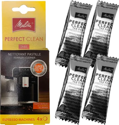 Produktbild von Melitta 6762481 Reinigungstabletten 4Stk für Perfect Clean Kaffeemaschine