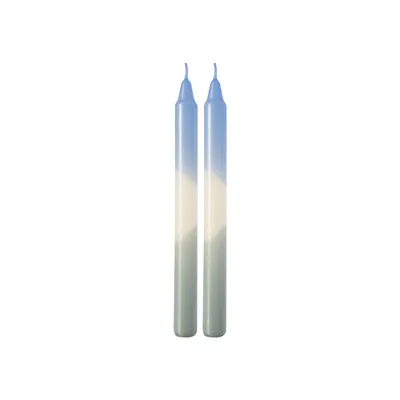 Produktbild von like. by Villeroy & Boch Like Home Stabkerze dip dye ice, sage 2 Stk. bunt 1953037893