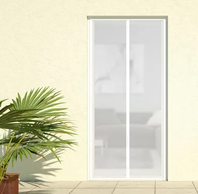 Produktbild von Magnet Lamellenvorhang DELUXE 100x220cm weiss 101380101-VH