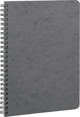 Produktbild von Clairefontaine 5x Spiralbuch Age Bag A5 kariert 50 Blatt - Grau 785325C