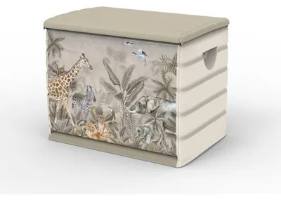 Obrázek produktu pro Úložný box – PLASTIKEN – 260 l – 80 x 61 x 53 cm – Safari