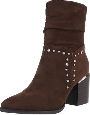 Produktbild von Ital-Design Damen Stiefeletten Leicht gefüttert Wildlederoptik High-Heel Stiefeletten 88577537 Braun Gr.  40