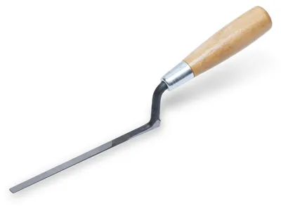 Image de Truelle de maçon/jointoyeur Marshalltown, avec manche en bois dur, en acier carbone, pour travaux de maçonnerie