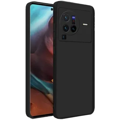 Produktbild von Soft Case Silikonhülle für Vivo X80 Pro - Schwarz KP24314