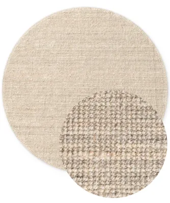 Produktbild von Hanse Home Bouclé Jute Teppich Jaipur Natur Ivoryweiß