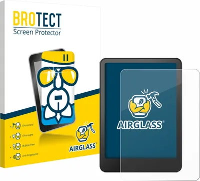 Produktbild von BROTECT Schutzglas für Amazon Kindle Paperwhite 2024 Signature Edition (12. Gen.) Schutzfolie Panzer Folie Glas Display Schutz klar