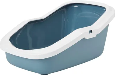 Produktbild von SAVIC Katzentoilette mit Rand Aseo steinblau