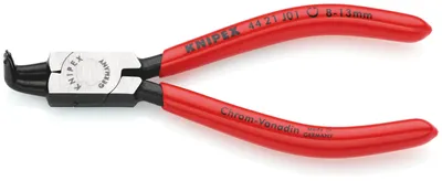 Produktbild von Knipex 44 21 J01, Sicherungsringzange, Chrom-Vanadium-Stahl, Kunststoff, Rot, 130 mm, 88 g
