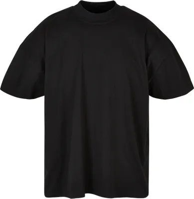 Immagine prodotto di Build Your Brand BY230 | Uomo Tee oversize con collo alla coreana da XS a 5XL - Colore: Nero - Taglia: S