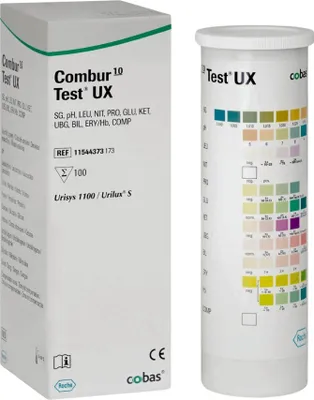 Obrázok produktu pre Močové prúžky Combur 10 UX (100 ks)