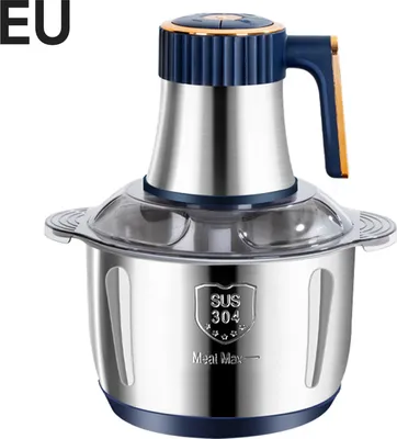 Zdjęcie produktu dla Elektryczna maszynka do mięsa, moc 500 W, pojemność 5 l, niebieska