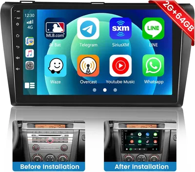 Produktbild von Autoradio - Autoradio - Multimediasystem - Navigationssystem - Android-Radio - 9-Zoll-Touchscreen