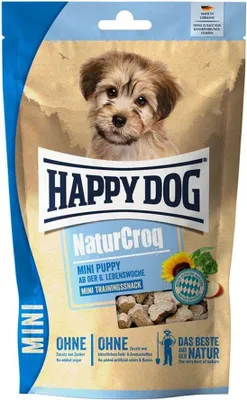 Image de HappyDog 100gx10 NaturCroq Mini Puppy Snack