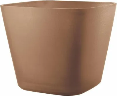 ARTEVASI Vaso Siena 30 Cm Antracite | Quadrato Con Bordi Arrotondati, Design Moderno, Per Interni