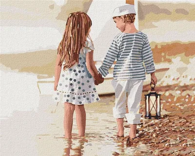 Image de Peinture par numéros - Amitié 40x50cm