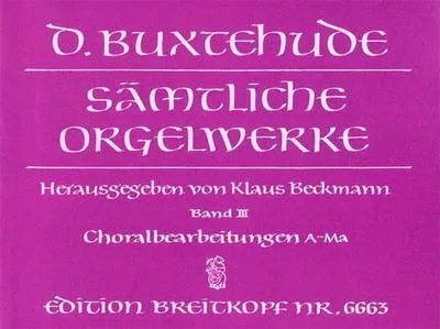 Produktbild von Sämtliche Orgelwerke. Bd.3