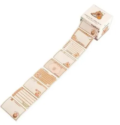 Image de Autocollants en rouleau « Kapibara » (256 pièces) - Dalprint dpCraft