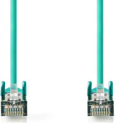 Produktbild von Nedis CAT5e-Netzwerkkabel - SF/UTP - RJ45 Stecker - RJ45 Stecker - 3.00 m - Rund - PVC - Grün - Plastikbeutel