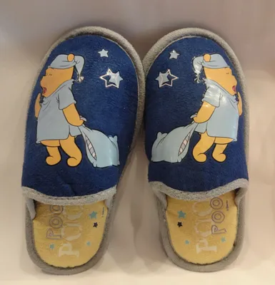 Produktbild von Winnie Pooh Kinder Mädchen Jungen Pantoffeln Hauschuhe Slipper Gr.33