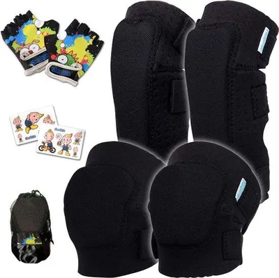 Produktbild von Famanu Schutzset Knie- und Ellbogenschoner - für Kinder, Skateboarden, Rollschuhlaufen, Radfahren