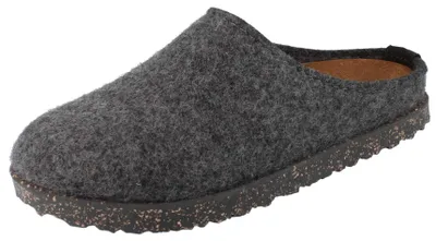 Produktbild von HAFLINGER Manhattan Damen Hausschuhe grau Wollfilz - Größe: 39