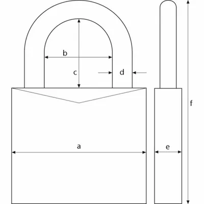 Produktbild von ABUS Zahlenschloß Messing 165 30 mm mit verstellbarem Code