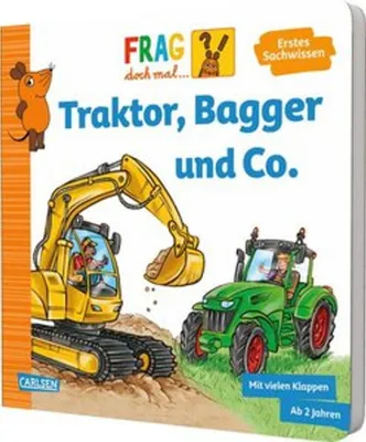 Obrázek produktu pro Frag doch mal ... die Maus: Traktor, Bagger und Co.
