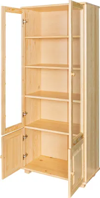Produktbild von Vitrine B009 - 190 x 80 x 42 cm (H x B x T)