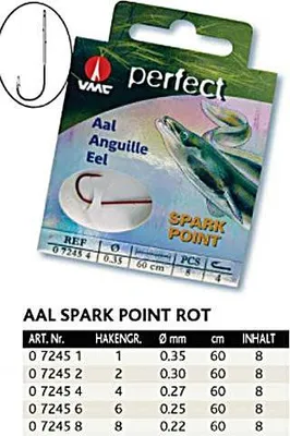 Produktbild von VMC Perfect Aalhaken Spark Point Gr. 2