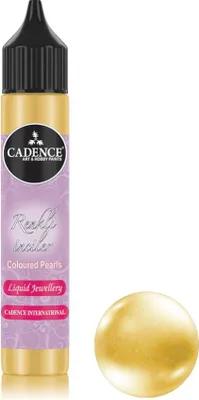 Produktbild von Cadence Perlen Pen - 25ml Metallic Pure Gold