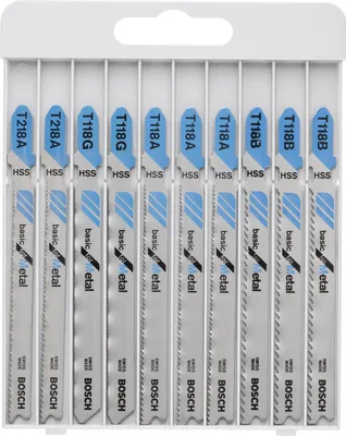 Produktbild von 10-tlg. Stichsägeblatt-Set Basic for Metal