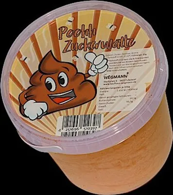 Produktbild von Zuckerwatte Poohh |  braune Zuckerwatte mit Cola Geschmack